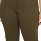 Charter Club Women's Plus Corduroy High Rise Straight Leg Jeans Brown Size 14W