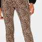 INC International Concepts Women's Animal Print Mid Rise Skinny Jeans Leopard Skin Size 8 Petite