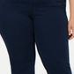 Charter Club Women's Plus Straight Leg Pull on Jeans Navy Size 28 W