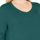 JM Collection Women's Plus Button Cuff V Neck Sweater Sequoia Size 0X