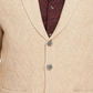Tasso Elba Men's Cashmere Cable Knit Cardigan Sweater Brown Size XX-Large
