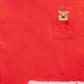 Max & Olivia Big Girl's 3 Pc Reindeer Top Faux Fur Shorts & Socks Pajama Set Red Size M(7/8)