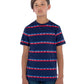 Levi's Toddler Boy's Logo Stripe T-Shirt Blue Size 2T