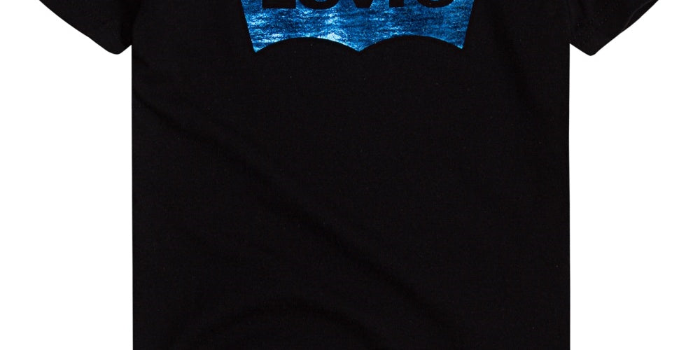 Levi's Little Boy's Foil Batwing Logo T-Shirt Black Size 6