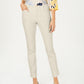 Charter Club Women's Solid Newport Slim Leg Pants  Lt Beige Size 6P