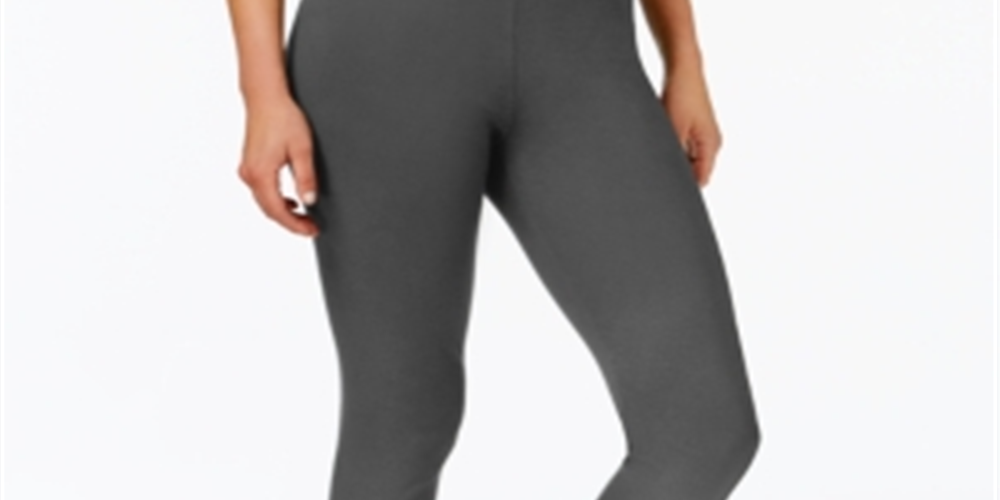 Maison Jules Women's Basic Casual Leggings Gray Size X-Small