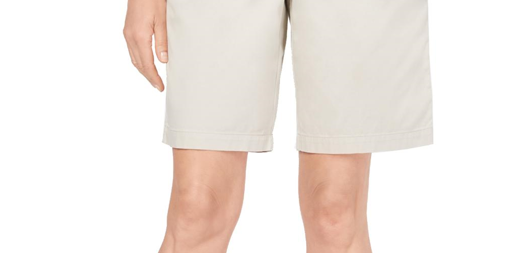 Karen Scott Women's Knit Waistband Bermuda Shorts Gray Size 16