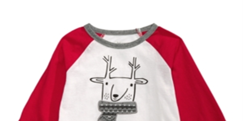 First Impressions Baby Boy's Reindeer Print T-Shirt White Size 3-6MOS