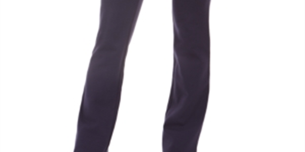 Style & Co Women's Comfort Waist Bootcut Pants Navy Size Petite S