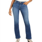 INC International Concepts Women's Finity Stretch Bootcut Jeans Blue Size 8 Petite