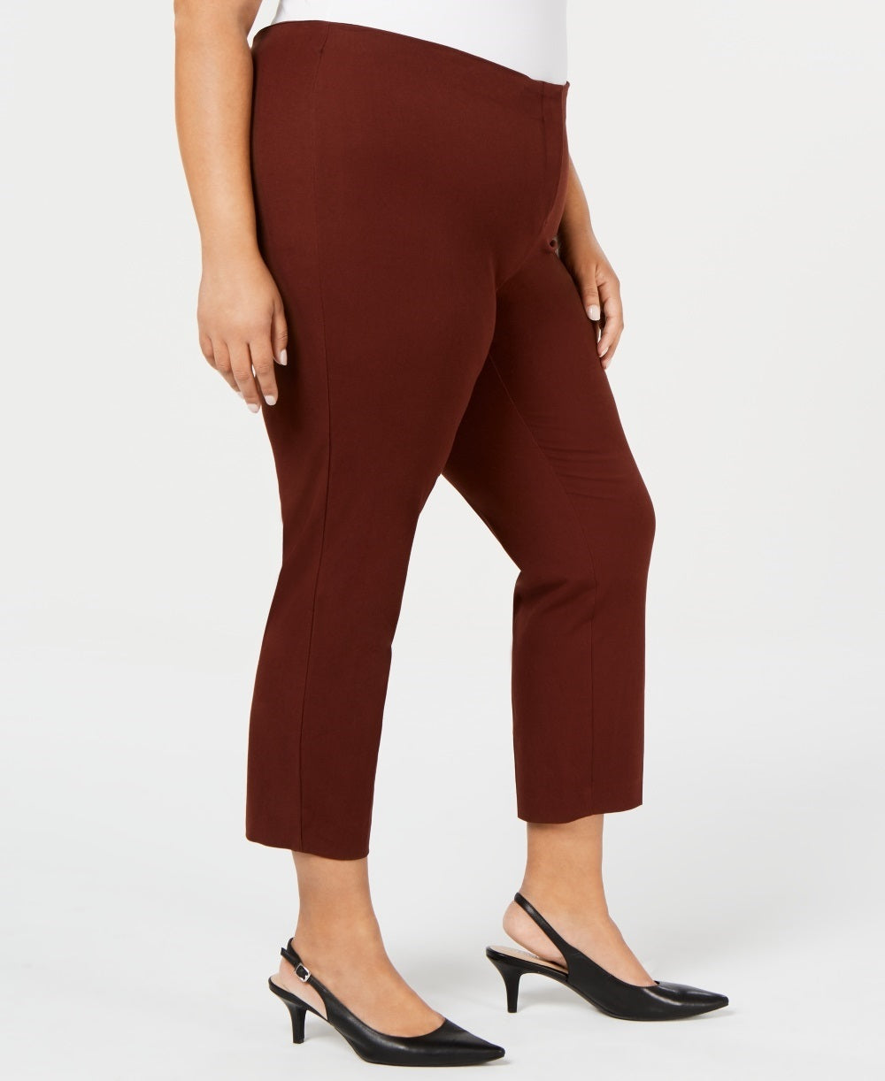 Alfani Women's Ankle Pants Brown Size 26W