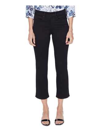 NYDJ Womens Straight Jeans Size 2 Black Lift & Tuck Denim Classic