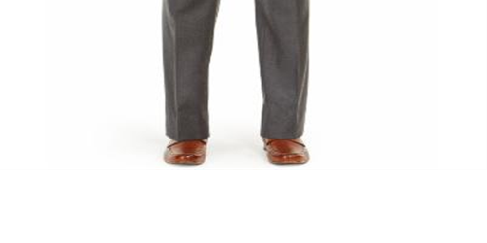 Ralph Lauren Men's Norton Wool Blend Suit Separate Dress Pants Gray Size 33X32