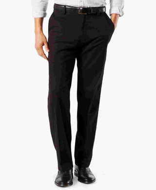 Dockers Men's Easy Classic Fit Khaki Stretch Pants Black Size 38X32