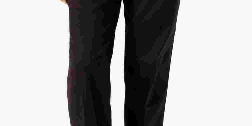 Dockers Men's Easy Classic Fit Khaki Stretch Pants Black Size 38X32