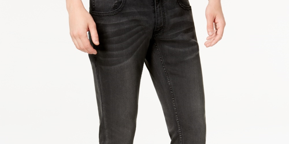 INC International Concepts Men's Skinny Jeans Black Size 38X34