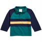 First Impressions Baby Boy's Cotton Colorblocked Polo Shirt Green Size 24MOS