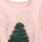 Epic Threads Little Girl's Holiday Tree T-Shirt Pink Size 6