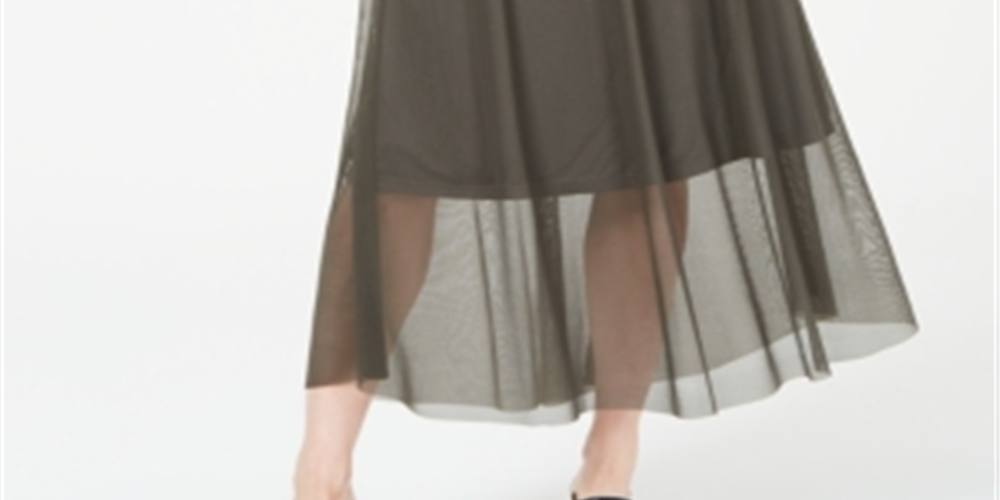 Alfani Women's Pull-on a-Line MIDI Skirt Green Size X-Large