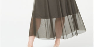 Alfani Women's Pull-on a-Line MIDI Skirt Green Size X-Large