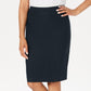 Charter Club Women's Pull-On Tummy-Control Skirt Bright Blue Size 8