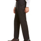 Michael Kors Men's Classic Fit Airsoft Stretch Birdseye Windowpane Suit Pants Brown Size 46X30