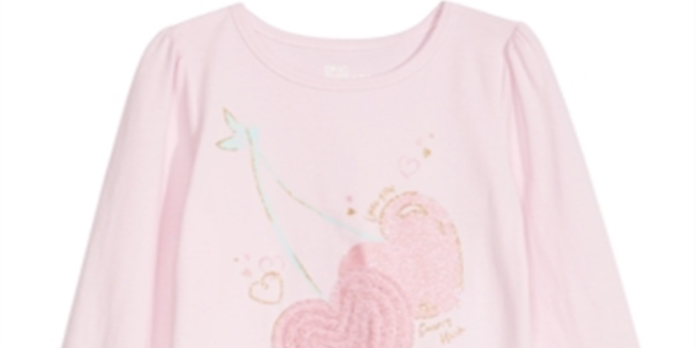 Epic Threads Little Girl's Cherry Hearts T-Shirt Pink Size 6X