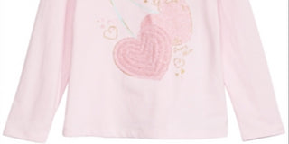 Epic Threads Little Girl's Cherry Hearts T-Shirt Pink Size 6X