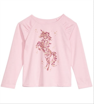 Epic Threads Toddler Girl's Sparkle Unicorn T-Shirt Pink Size 2T