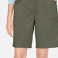 Karen Scott Women's Petite Skimmer Shorts  Green Size 8 P