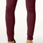 Style & Co Women's Seam Front Ponte Knit Leggings Purple Size Petite L