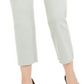 INC International Concepts Women's Frayed Hem Straight Leg Ankle Jeans Green Size 2