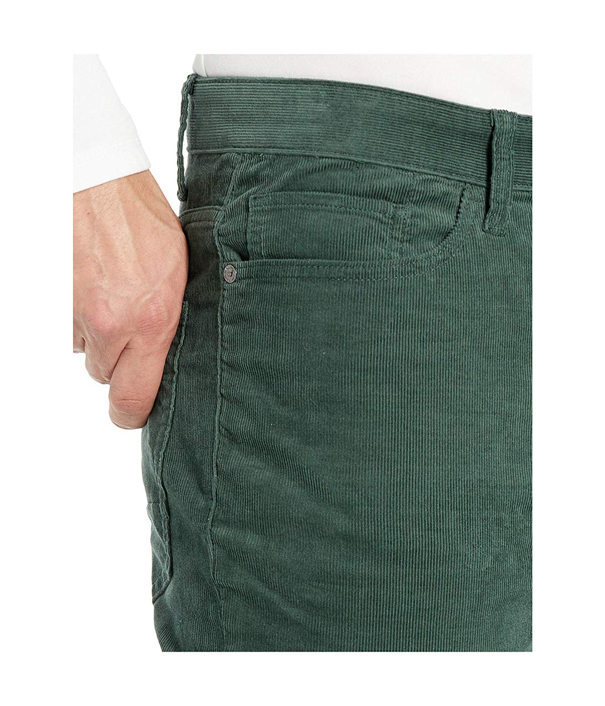 Nautica Men's Classic Fit Straight Leg Corduroy Pants Green Size 40X30