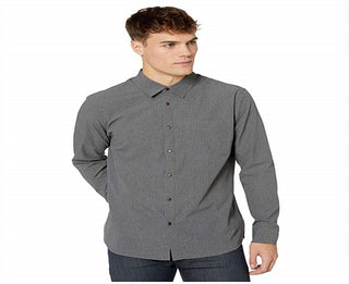 Quiksilver Men's Tech LS Shirt Black Black Size M