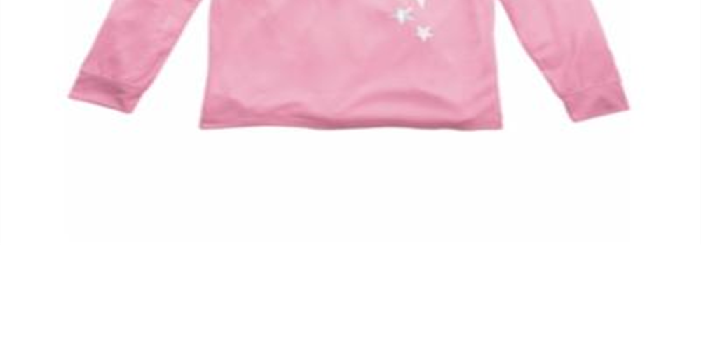 Max & Olivia Little & Big Girl's Dreamer Print Pajama Top Pink Size X-Large