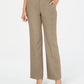 Charter Club Women's Petite Belted Slim It Up Trousers Beige Size 14P