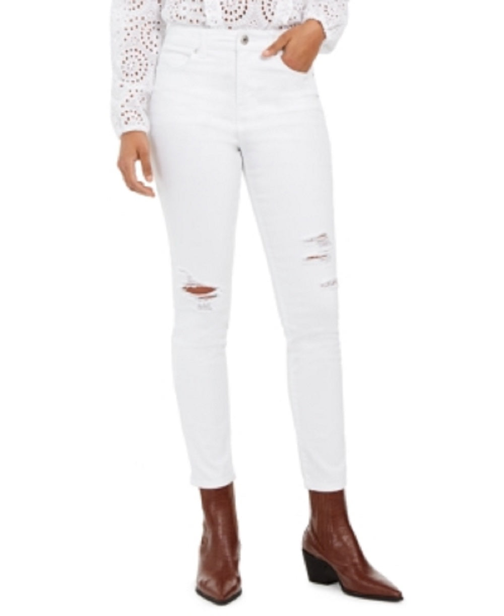 Style & Co Women's Skinny Ankle Jeans White Size 16
