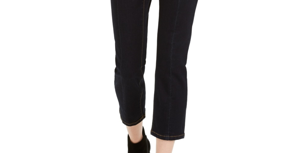INC International Concepts Women's High-Waist Skinny Cropped Jeans Blue Size 0