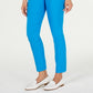 Charter Club Women's Chelsea Tummy Control Skinny-Leg Ankle Pants Blue Size 12