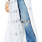 Free People Women's Sweetwater Eyelet Duster Cardigan White Size X-Small