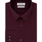 Calvin Klein Men's Slim-Fit Stretch Flex Collar Dress Shirt Red Size 34-35