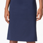 JM Collection Women's Rivet-Waist A-Line Skirt  Blue Size X-Large