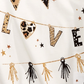 Epic Threads Toddler Girls Love Flags T-Shirt  White Size 4T