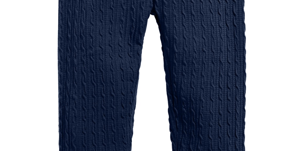 First Impressions Baby Girl's Textured Leggings Blue Size 12MOS