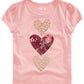Epic Threads Little Girl's Hearts T-Shirt Pink Size 5