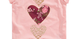 Epic Threads Little Girl's Hearts T-Shirt Pink Size 5