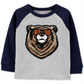 Carter's Toddler Boy's Bear Print Cotton T-Shirt Blue Size 3T