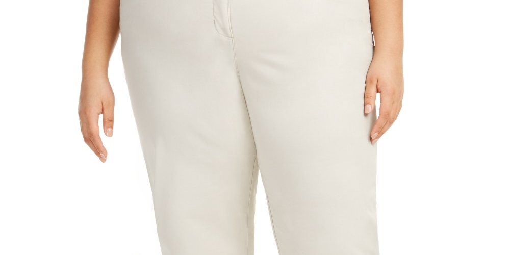Karen Scott Women's Plus Size Capri Pants Gray Size 20W