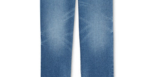 INC International Concepts Women's  Ripped Straight-Leg Jeans Blue Size 12