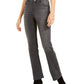 INC International Concepts Women's Curvy-Fit Incfinity Bootcut Jeans Black Size 10